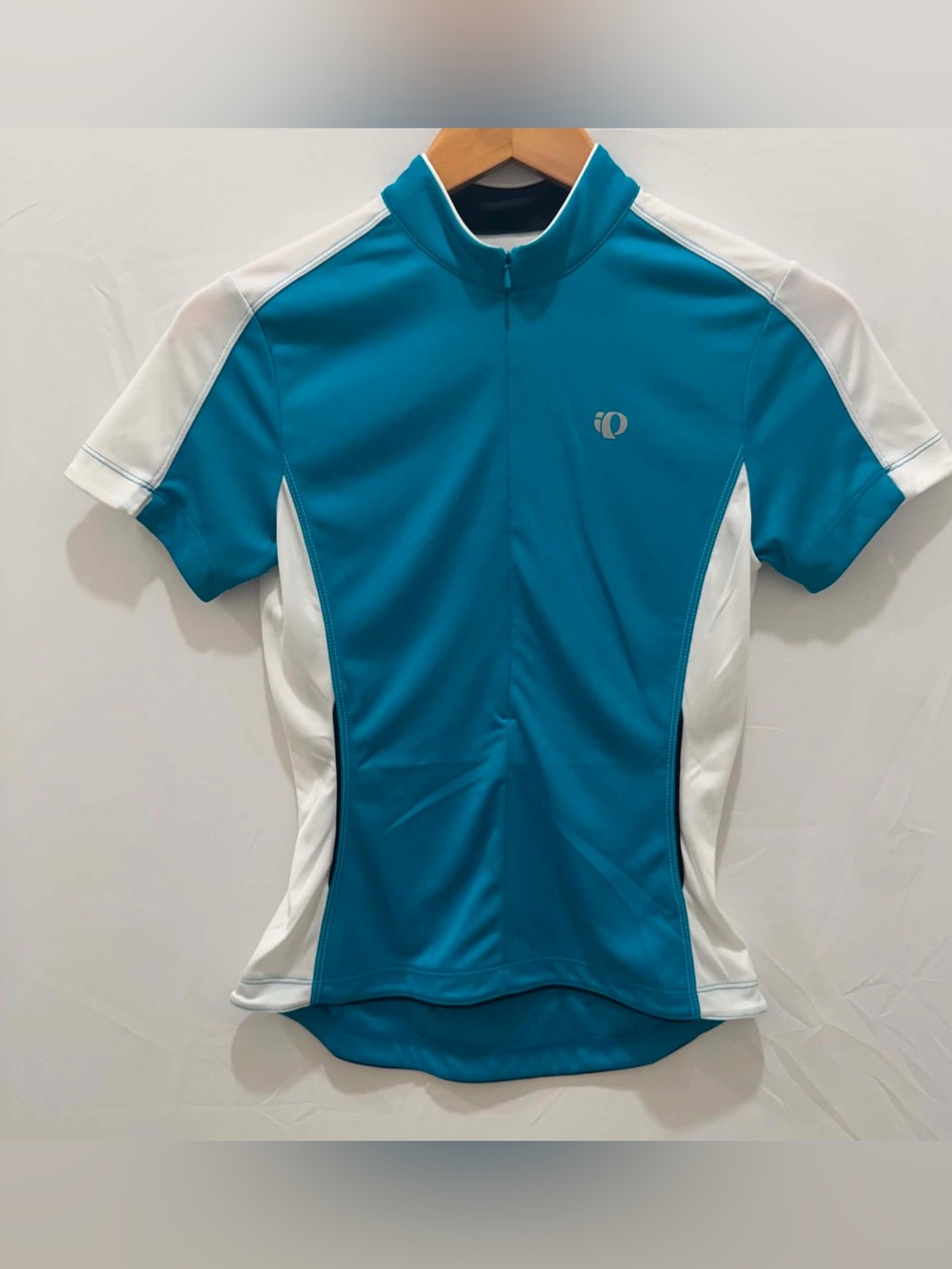 Pearl Izumi Teal and White Womens Select series Short-Sleeve Cycling Jersey S